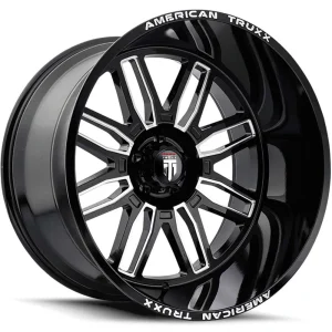 American Truxx – RESTLESS – Black – 20″x10″ -25mm – Summer Wheels – AT1915-2173M